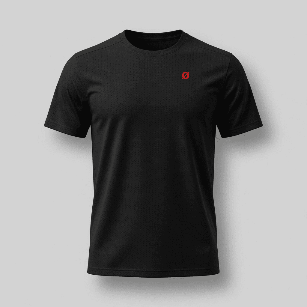 Camiseta Poliamida Essential Chest — Preto