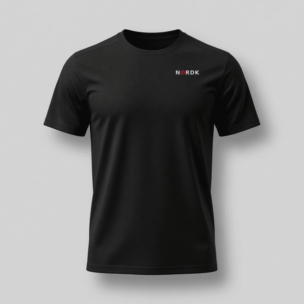 Camiseta Poliamida Discipline Chest — Preto